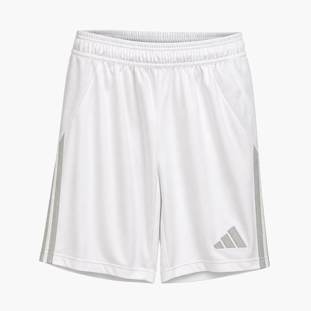 adidas Tiro Custom Short White/Silver - BOCAOCHA3509-ADIDAS by adidas | Available at Niky's Sports