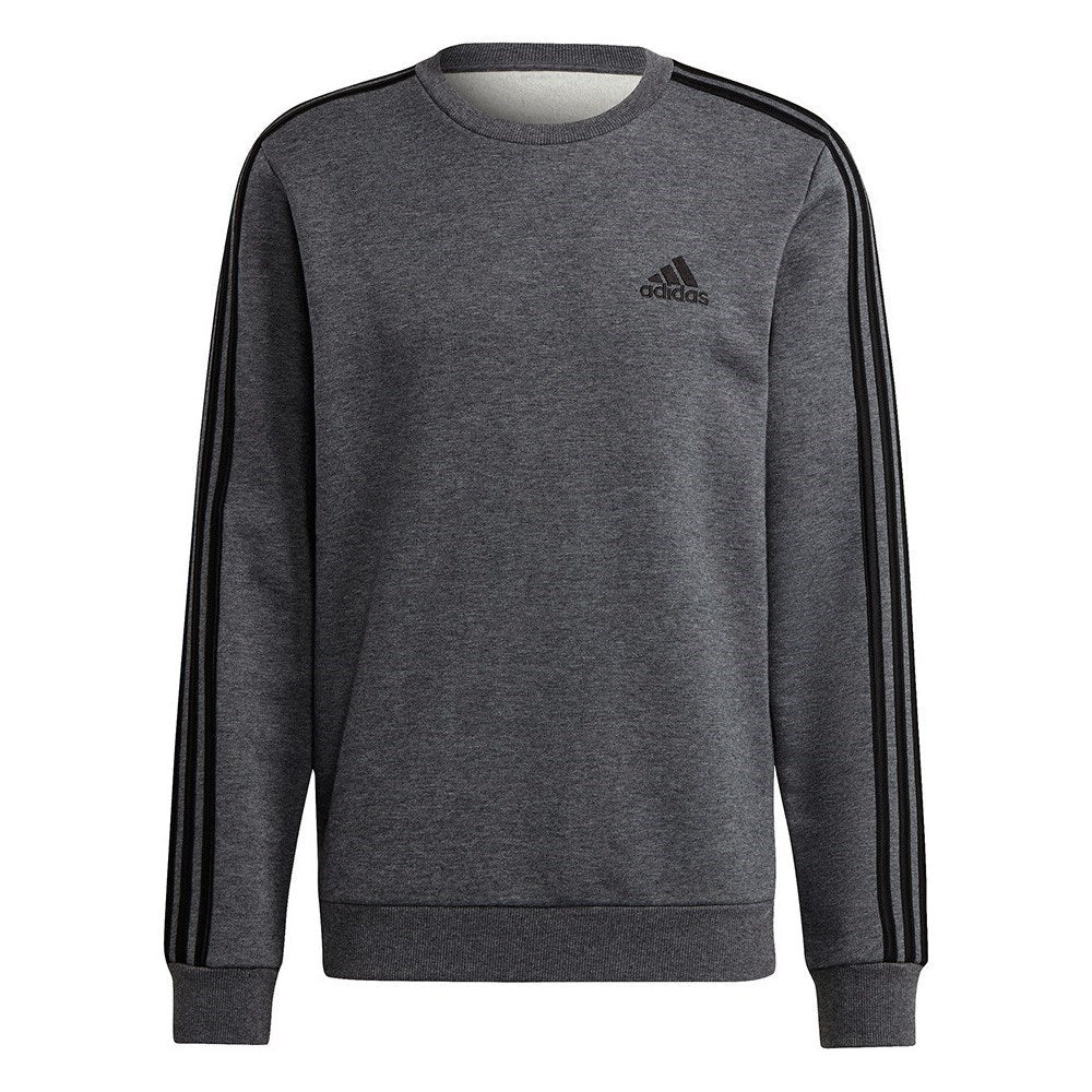 adidas ESSENTIALS FLEECE 3-STRIPES MEN'S SWEATSHIRT - H12166-ADIDAS by adidas | Available at Niky's Sports