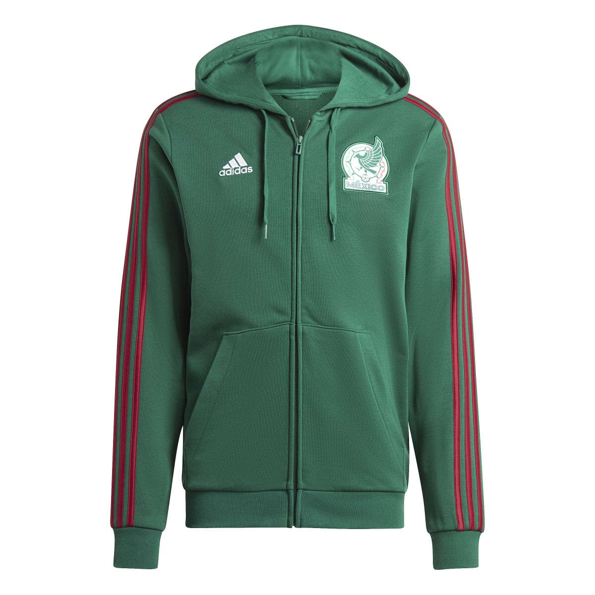 adidas Mexico DNA Men's Full-Zip Hoodie - IU2160-ADIDAS by adidas | Available at Niky's Sports