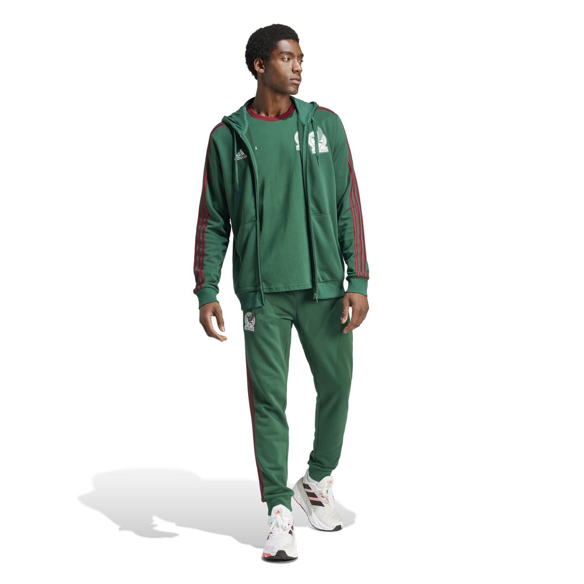 adidas Mexico DNA Men's Full-Zip Hoodie - IU2160-ADIDAS by adidas | Available at Niky's Sports