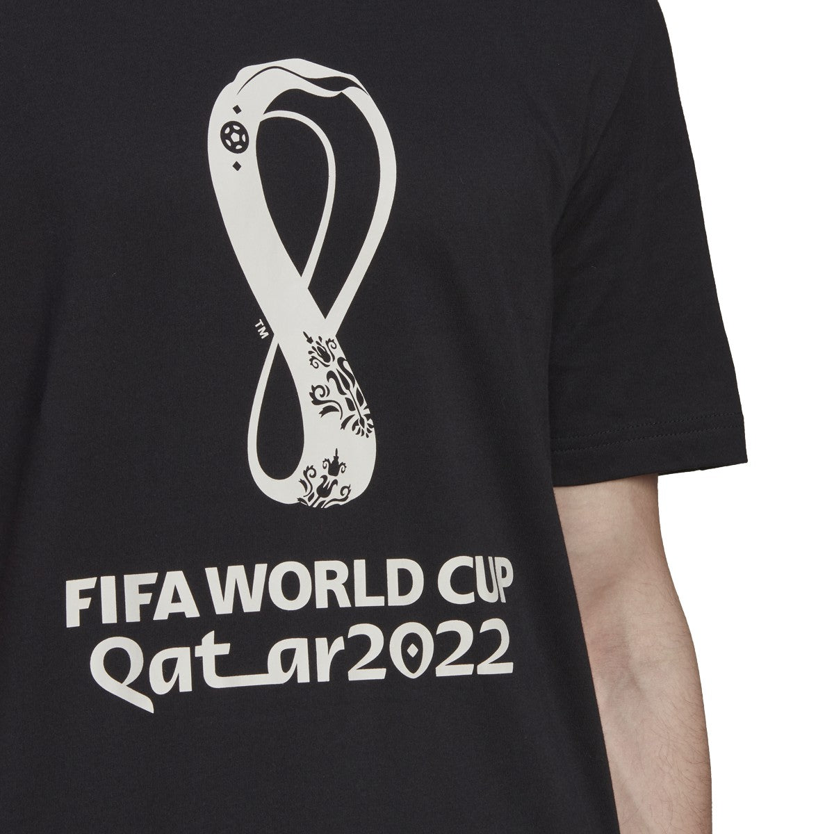 ADIDAS MEN'S WORLD CUP 2022 OFFICIAL EMBLEM TEE - HD6367-ADIDAS by adidas | Available at Niky's Sports