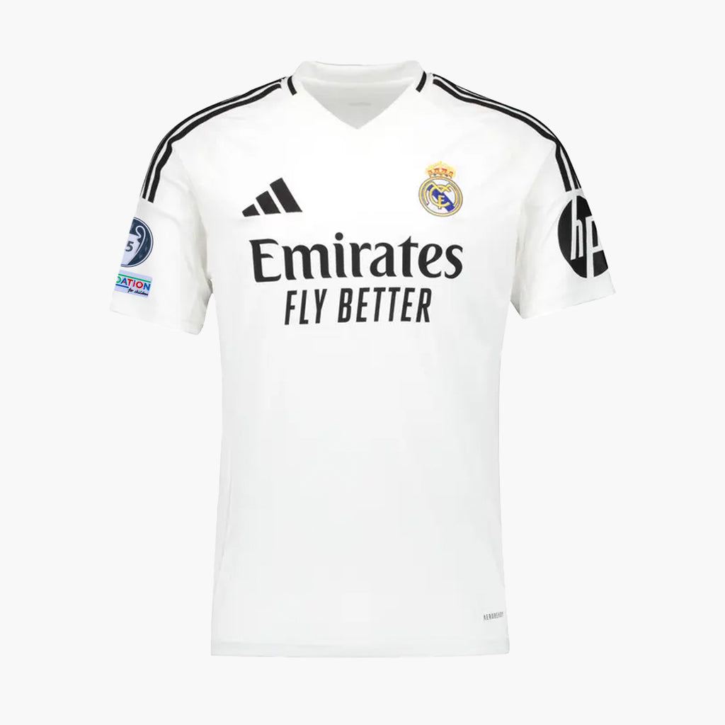 adidas Youth Real Madrid Mbappe Home Jersey 2024 - IT5186-KM9-adidas by adidas | Available at Niky's Sports