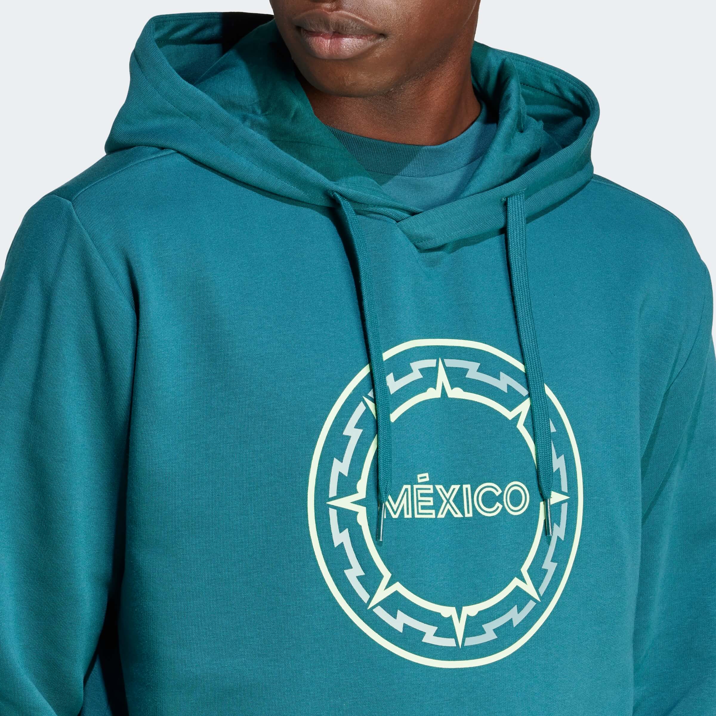 adidas Mexico Men's FMF DNA Hoodie - IU2163-ADIDAS by adidas | Available at Niky's Sports