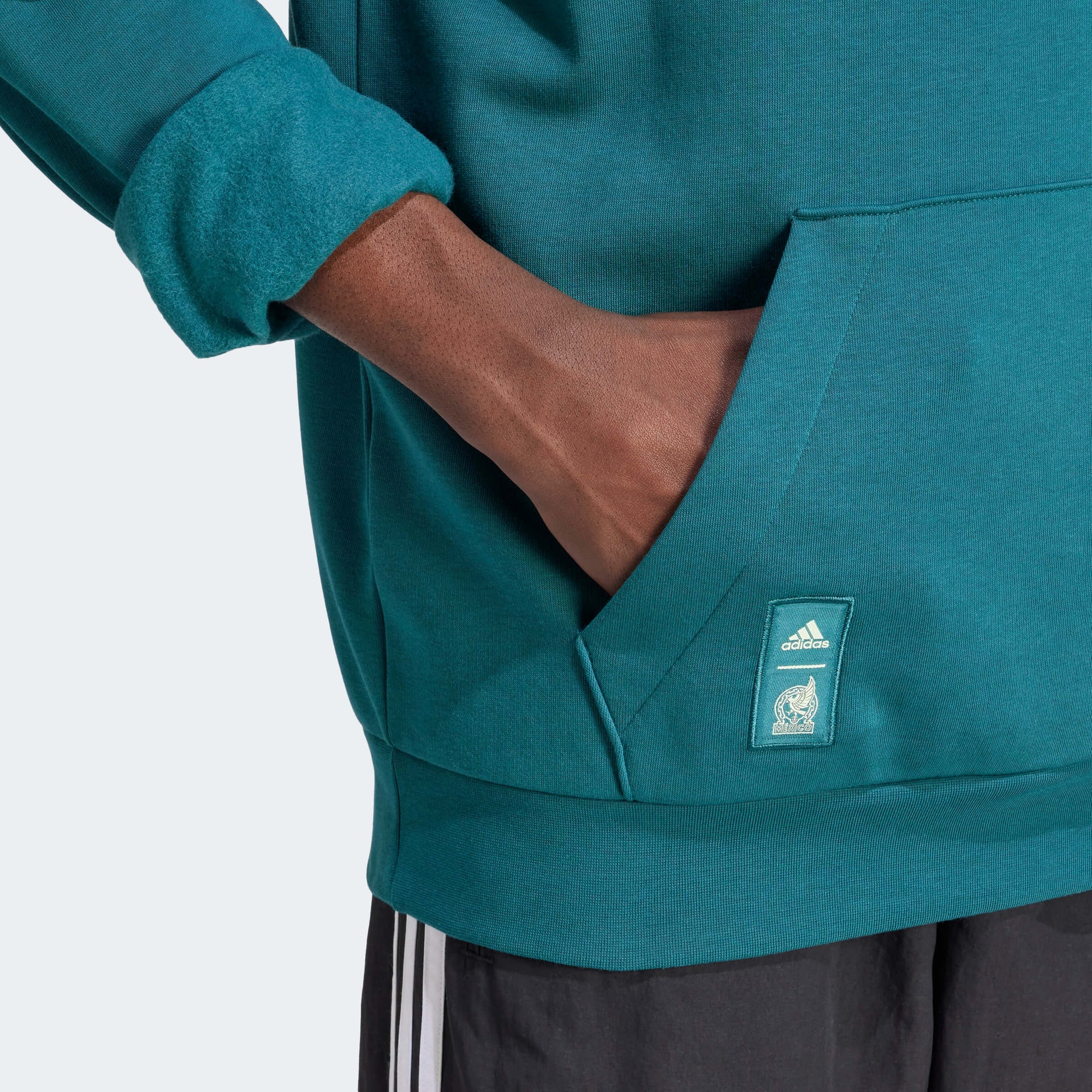 adidas Mexico Men's FMF DNA Hoodie - IU2163-ADIDAS by adidas | Available at Niky's Sports