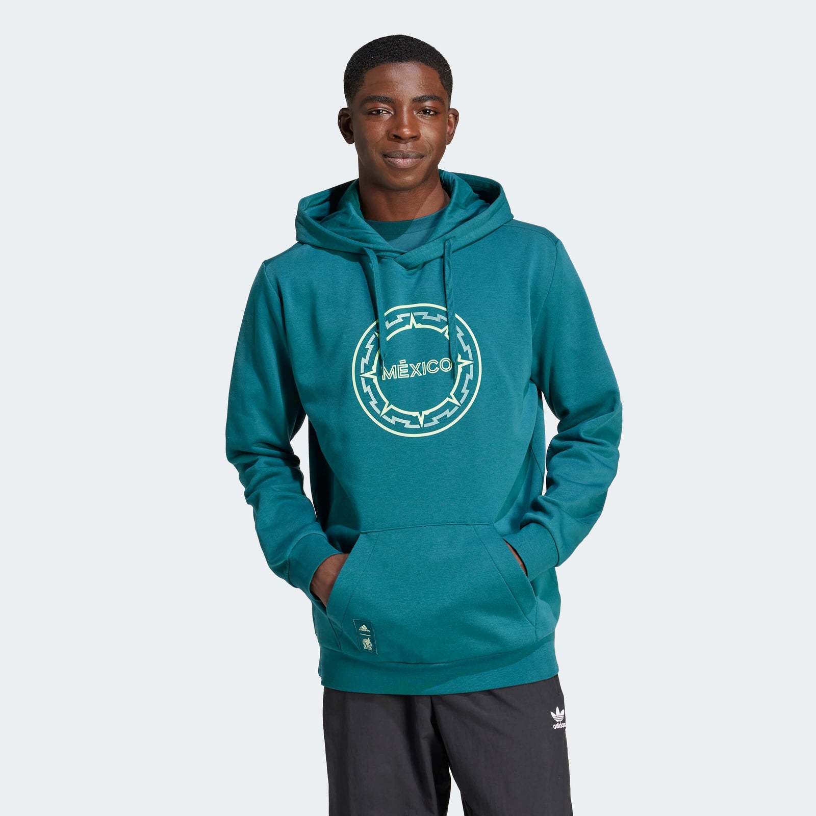 adidas Mexico Men's FMF DNA Hoodie - IU2163-ADIDAS by adidas | Available at Niky's Sports