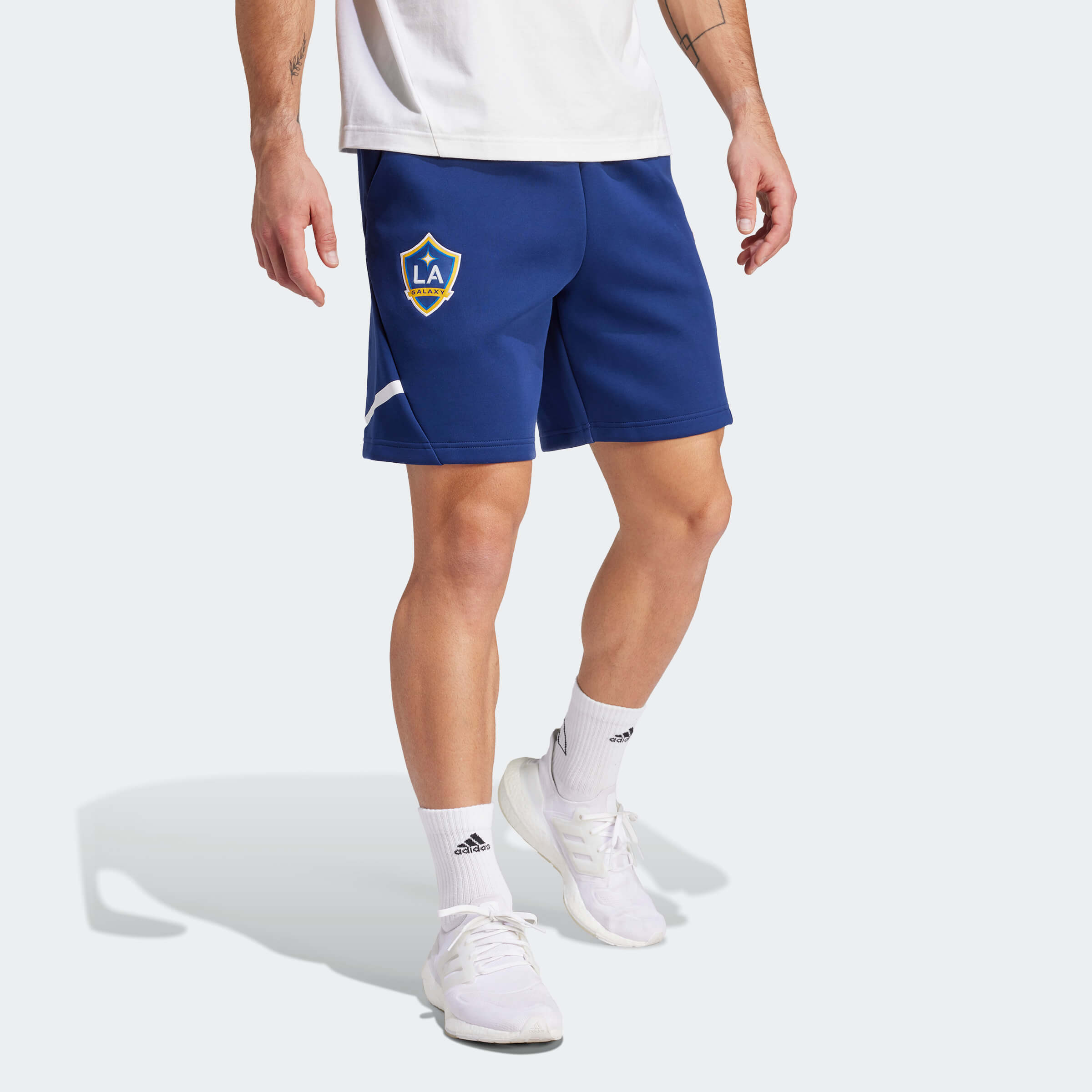 adidas LA Galaxy Men's Designed For Game Day Shorts - IQ0715-ADIDAS by adidas | Available at Niky's Sports