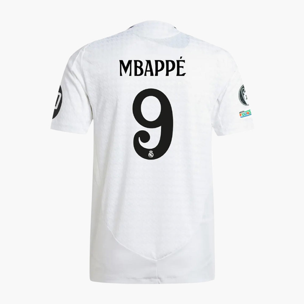 adidas Men's Real Madrid Home Authentic Jersey 2025 Mbappe UCL - IX8095-KM9-UCL by adidas | Available at Niky's Sports