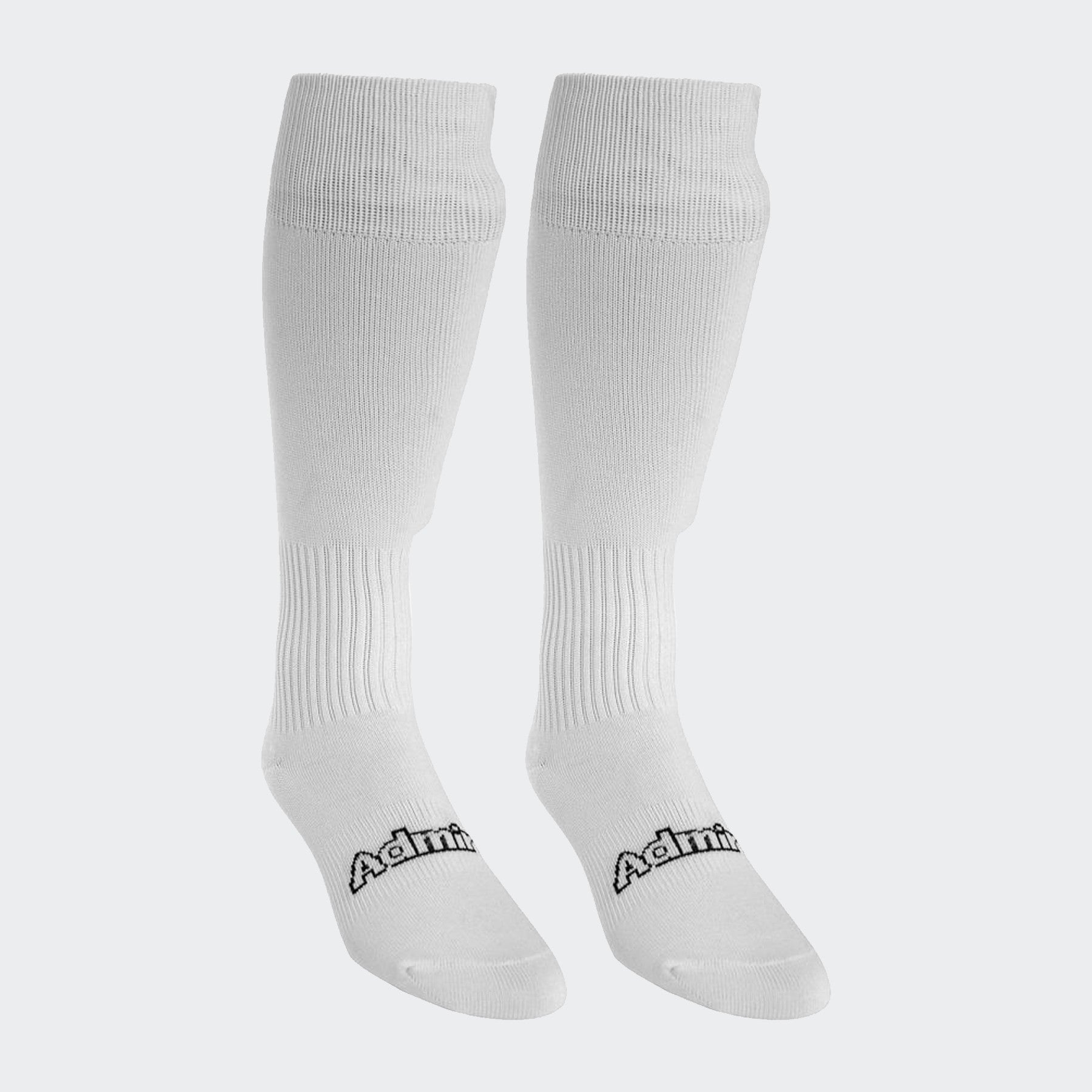 admiral TOURNEY II SOCKS - WHITE/BLACK - 3700-WHT-JUNIOR-ADMIRAL by Admiral | Available at Niky's Sports