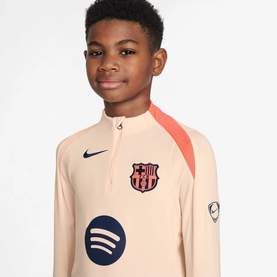 Nike FC Barcelona Strike Drill Top Kids - HM4154-808-NIKE by Nike | Available at Niky's Sports