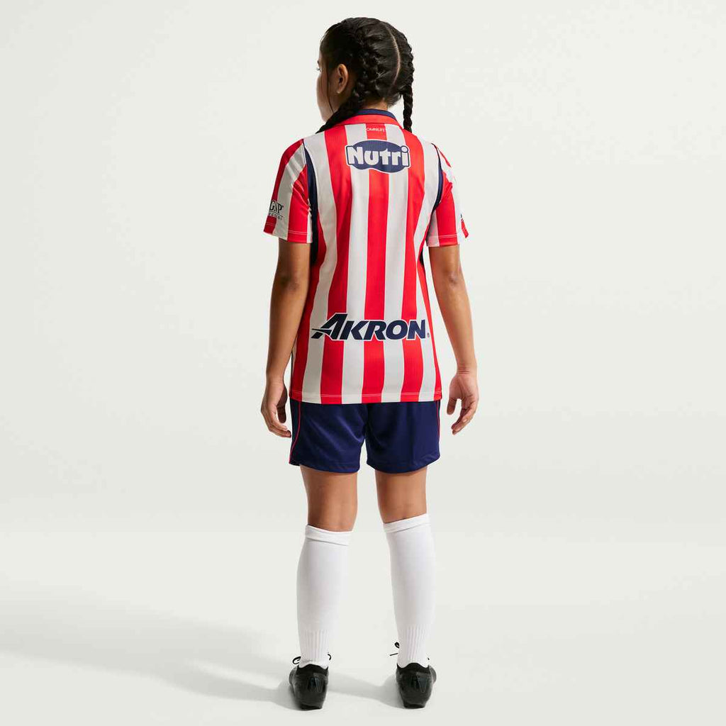 NIKE C.D. C.D. Guadalajara 2026/27 Stadium Home Big Kids' Nike Dri-FIT Soccer Replica Jersey