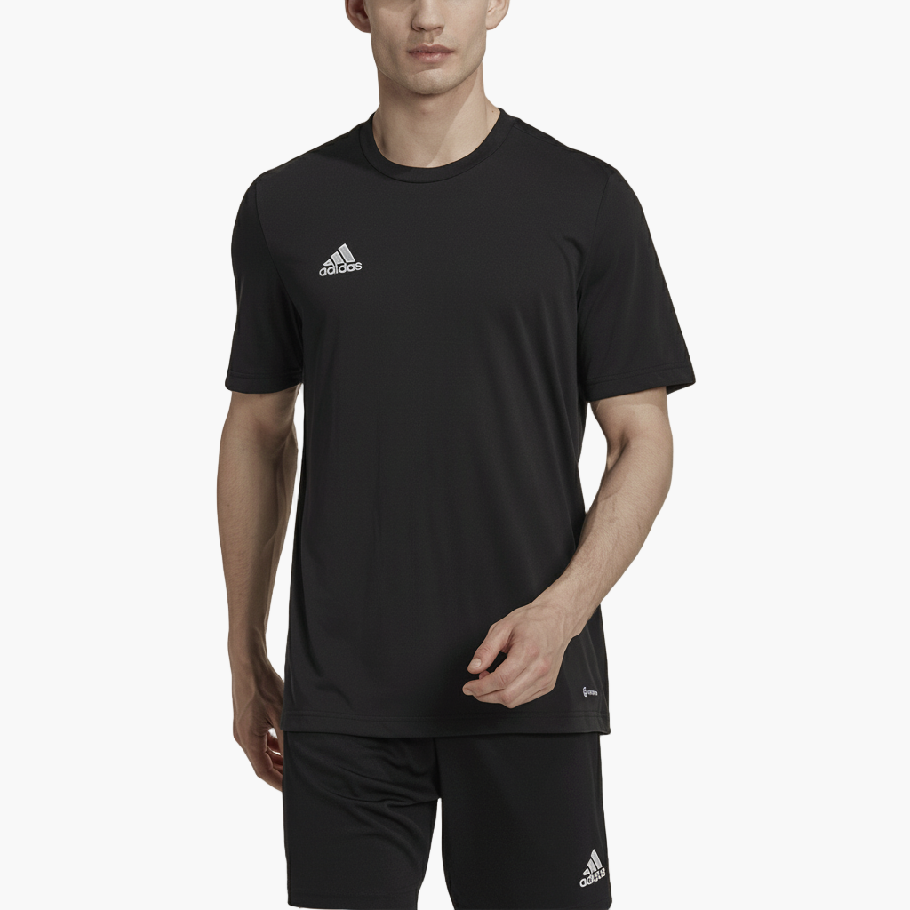 adidas Men's Entrada 22 Poly Tee Black