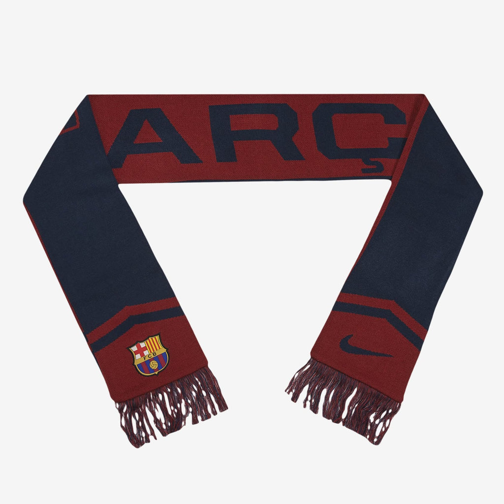 Nike FC Barcelona Local Verbiage Scarf - C004021-FCBC-NIKE by Nike | Available at Niky's Sports