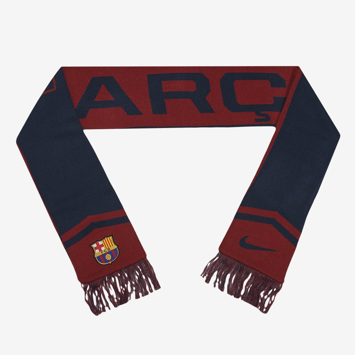 Nike FC Barcelona Local Verbiage Scarf - C004021-FCBC-NIKE by Nike | Available at Niky&#39;s Sports