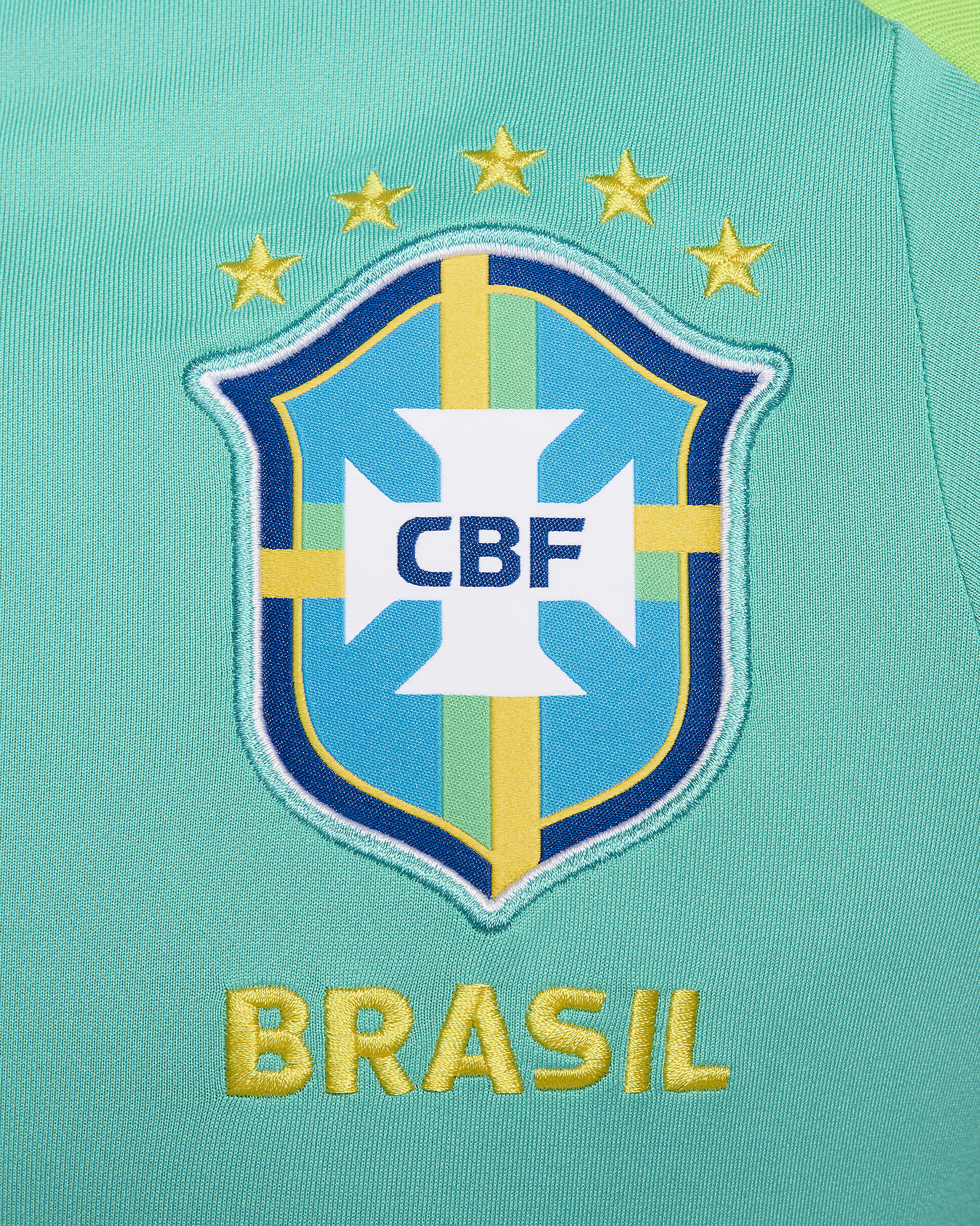 Nike Brazil Strike Men's Dri-FIT Soccer Drill Top - FJ2989-445-NIKE by Nike | Available at Niky's Sports