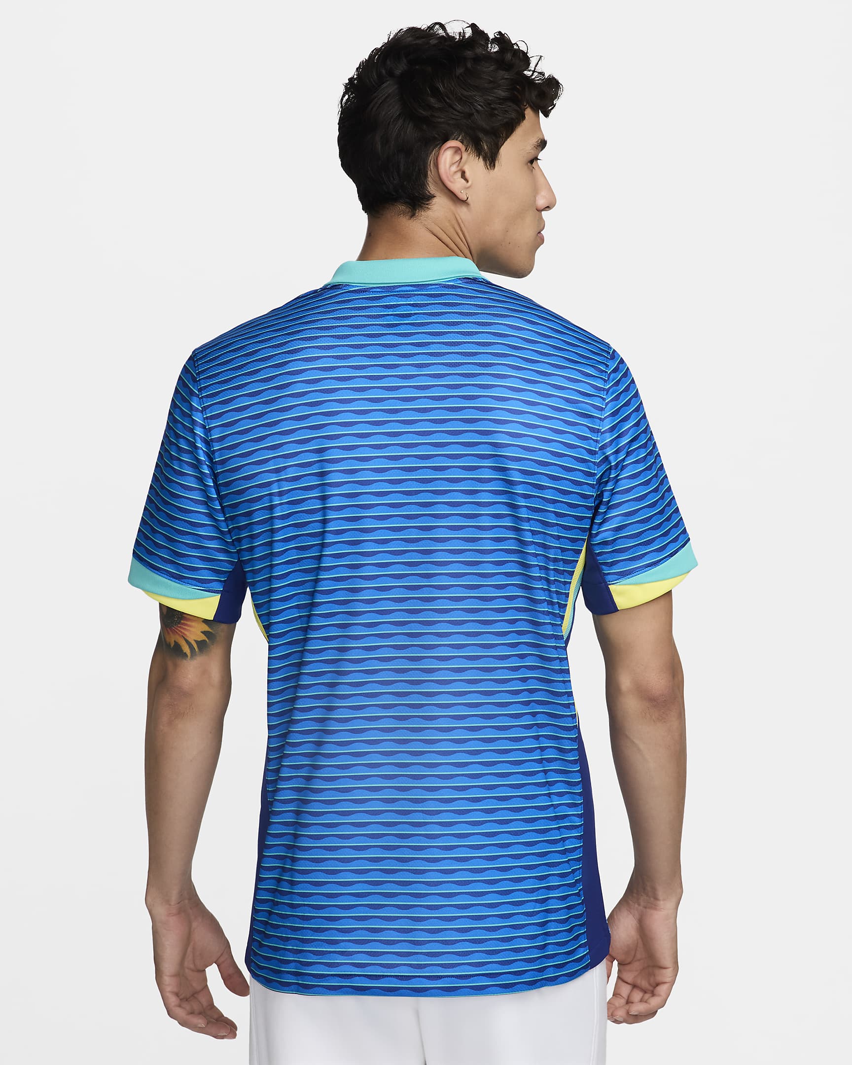 Nike Brazil 2024 Stadium Away Men's Dri-FIT Soccer Replica Jersey - FJ4283-458-NIKE by Nike | Available at Niky's Sports