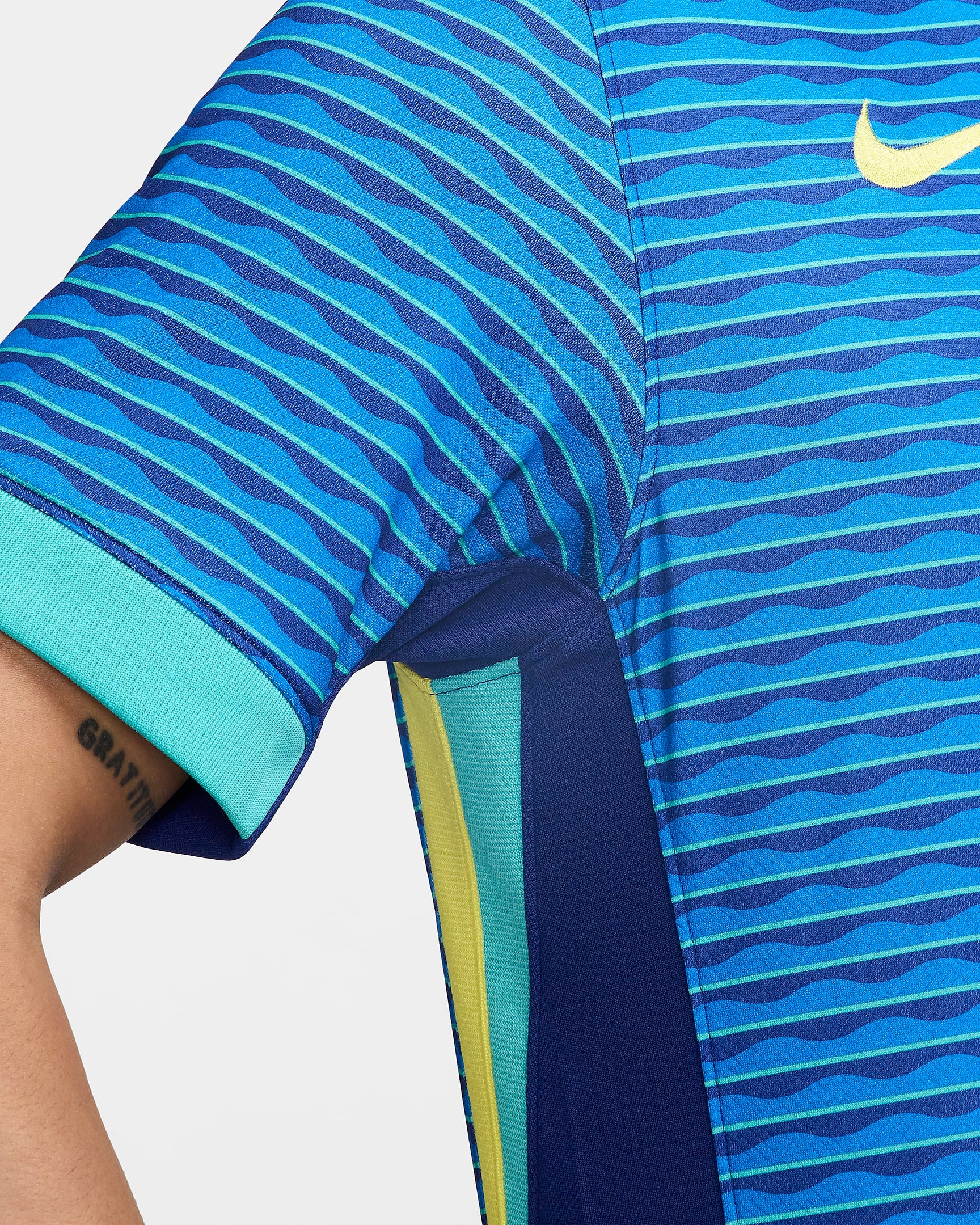 Nike Brazil 2024 Stadium Away Men's Dri-FIT Soccer Replica Jersey - FJ4283-458-NIKE by Nike | Available at Niky's Sports