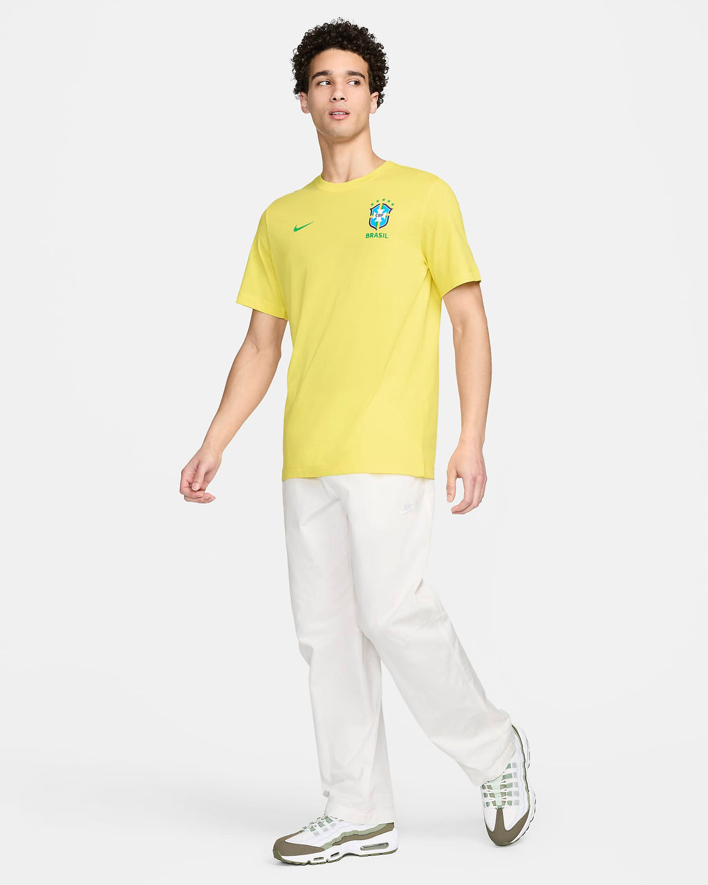 Nike Brazil Essential Men's Nike Soccer T-Shirt - FV9377-740-NIKE by Nike | Available at Niky's Sports