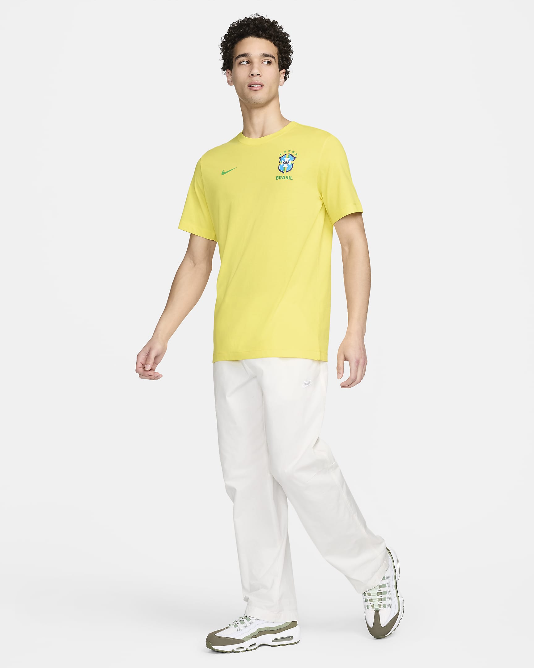Nike Brazil Essential Men's Nike Soccer T-Shirt - FV9377-740-NIKE by Nike | Available at Niky's Sports