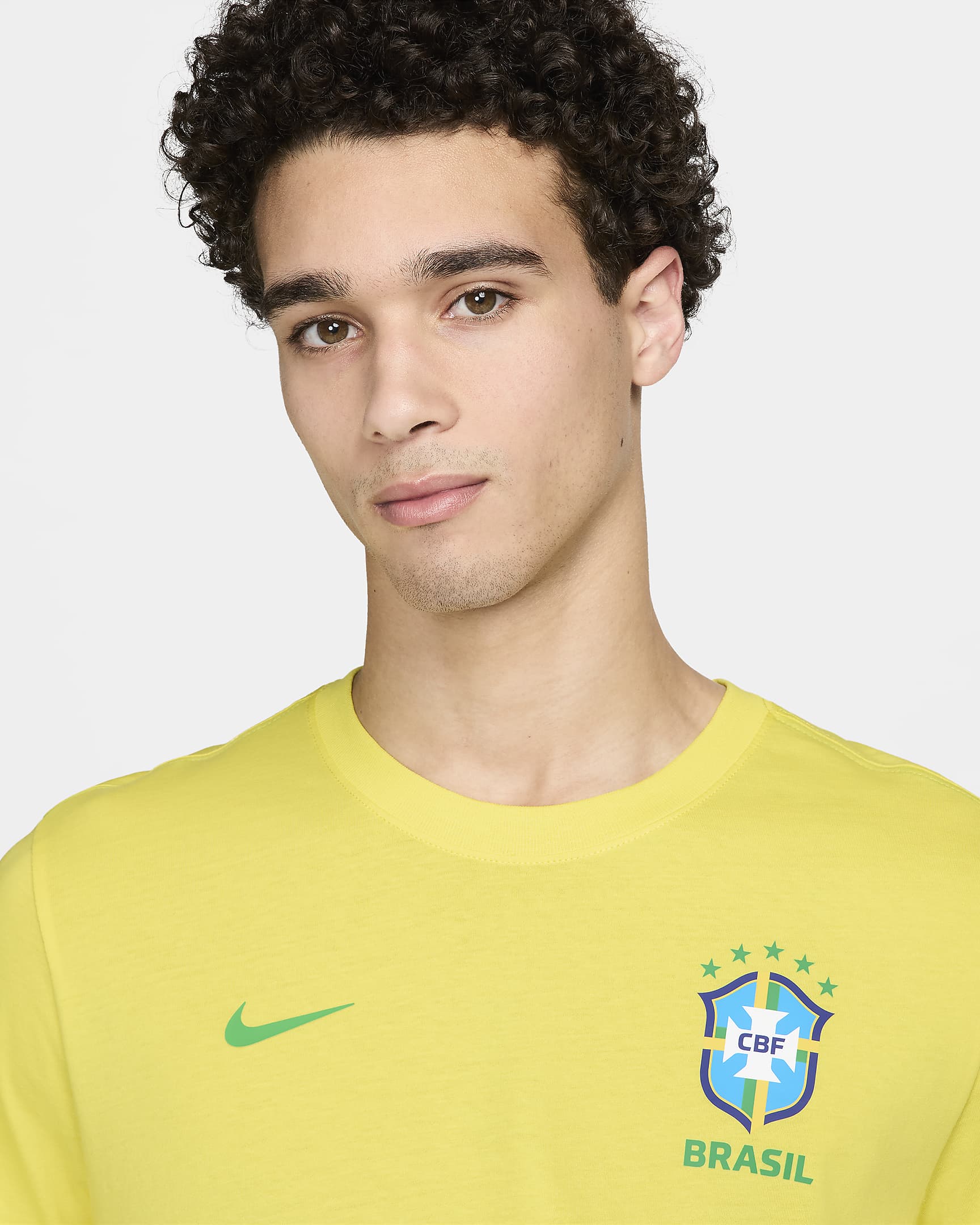 Nike Brazil Essential Men's Nike Soccer T-Shirt - FV9377-740-NIKE by Nike | Available at Niky's Sports