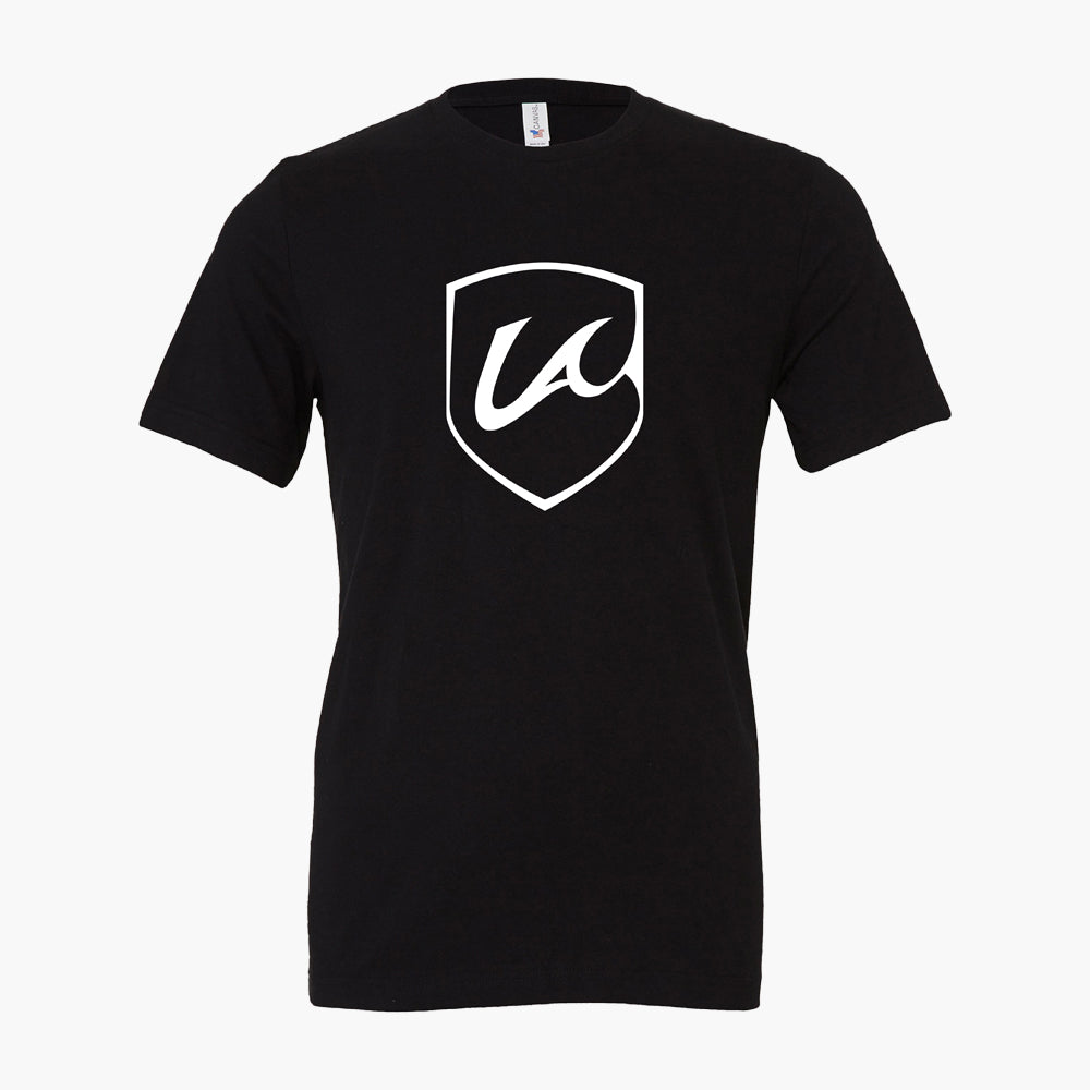 Adult LA Breakers Sueded Crew Tee Black - LAB-6410BLKWHT-NEXT LEVEL by Next Level | Available at Niky's Sports