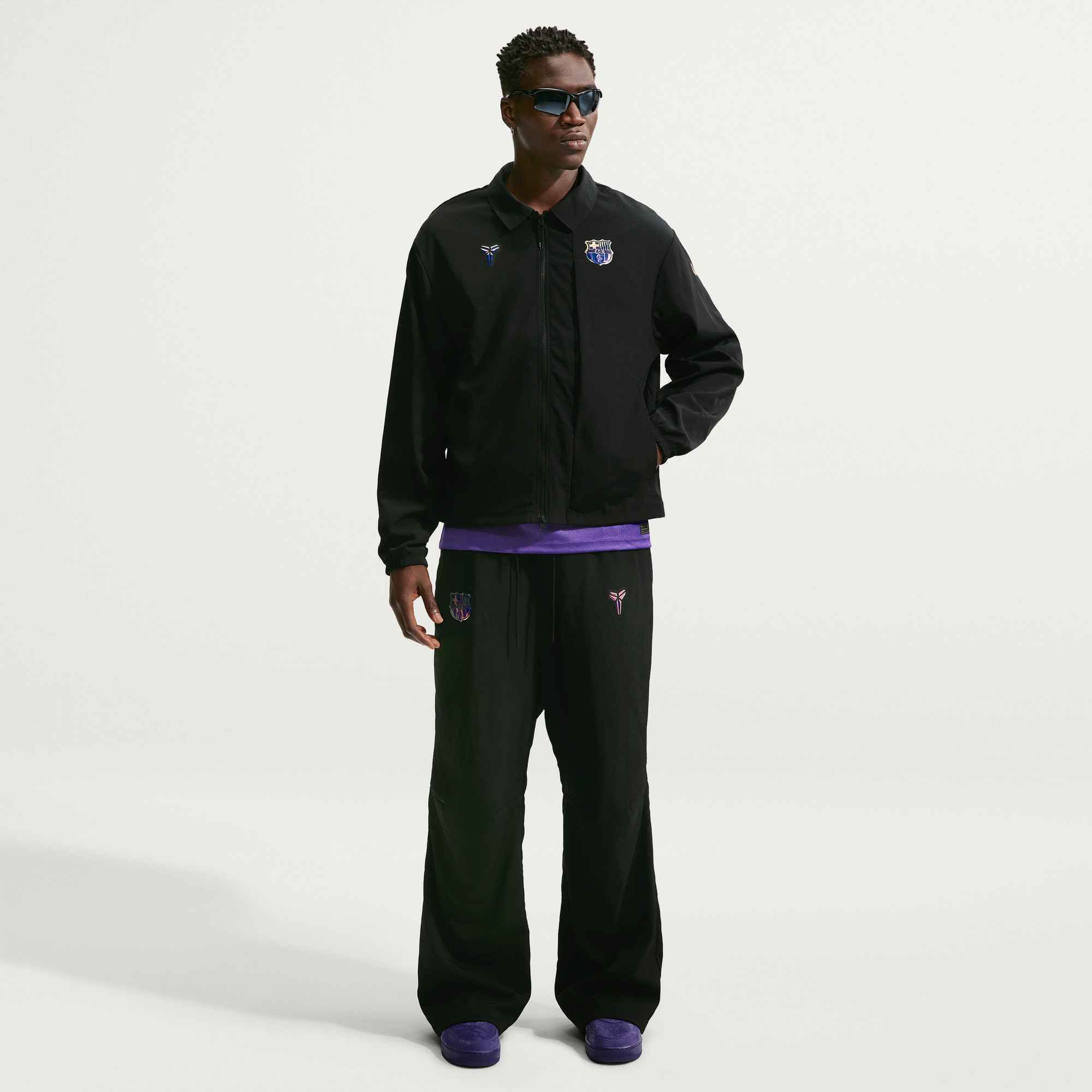 Nike FC Barcelona Away Men's Kobe Soccer Woven Jacket