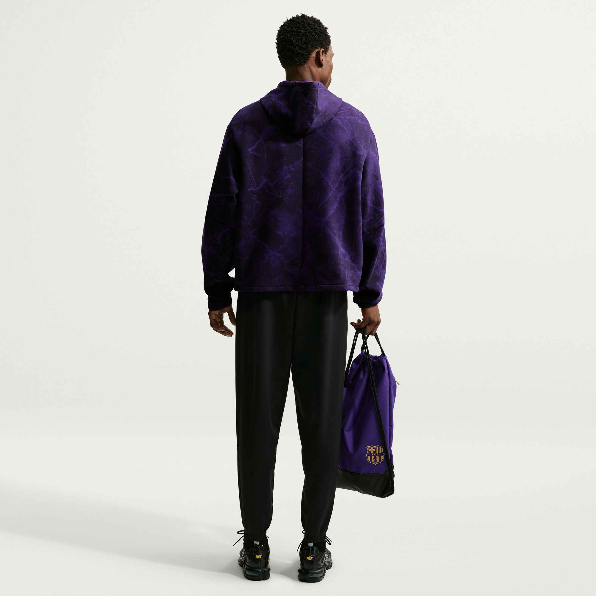 Nike FC Barcelona Away Men's Kobe Soccer Pullover Hoodie
