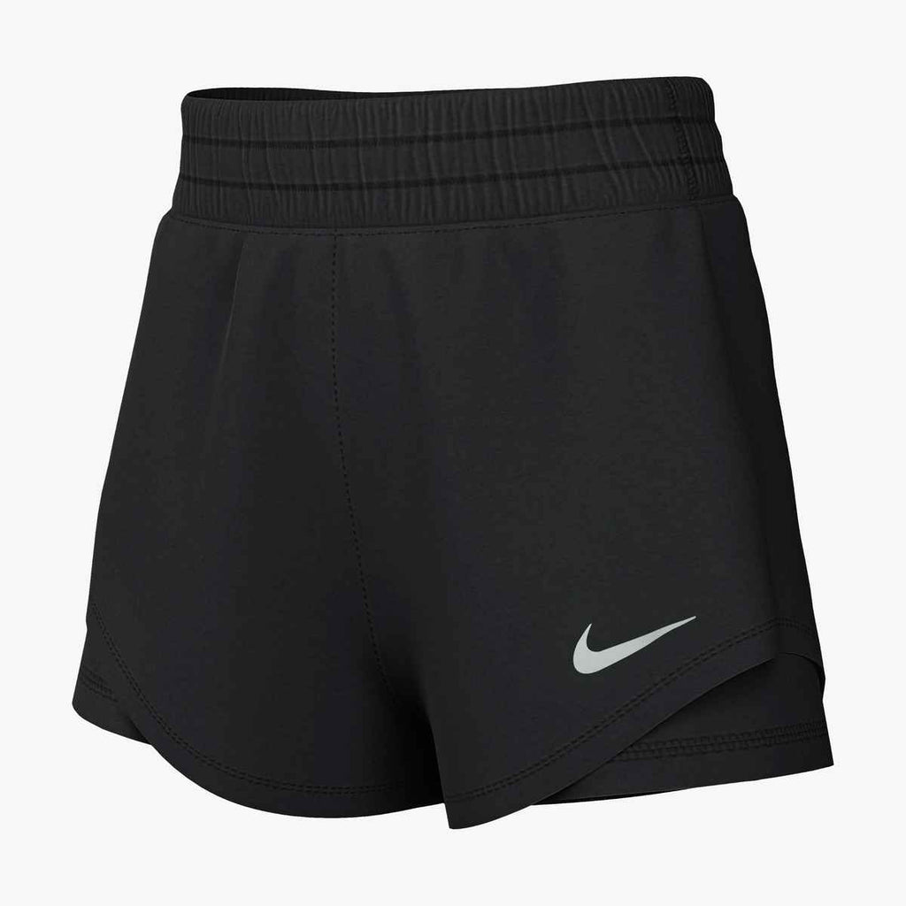 Nike One Women's Dri-FIT High-Waisted 3" 2-in-1 Shorts - IM1975-010-NIKE by Nike | Available at Niky's Sports