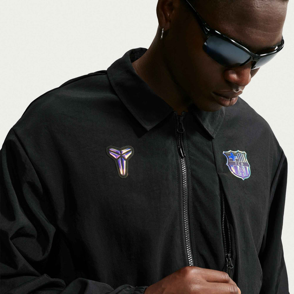 Nike FC Barcelona Away Men's Kobe Soccer Woven Jacket