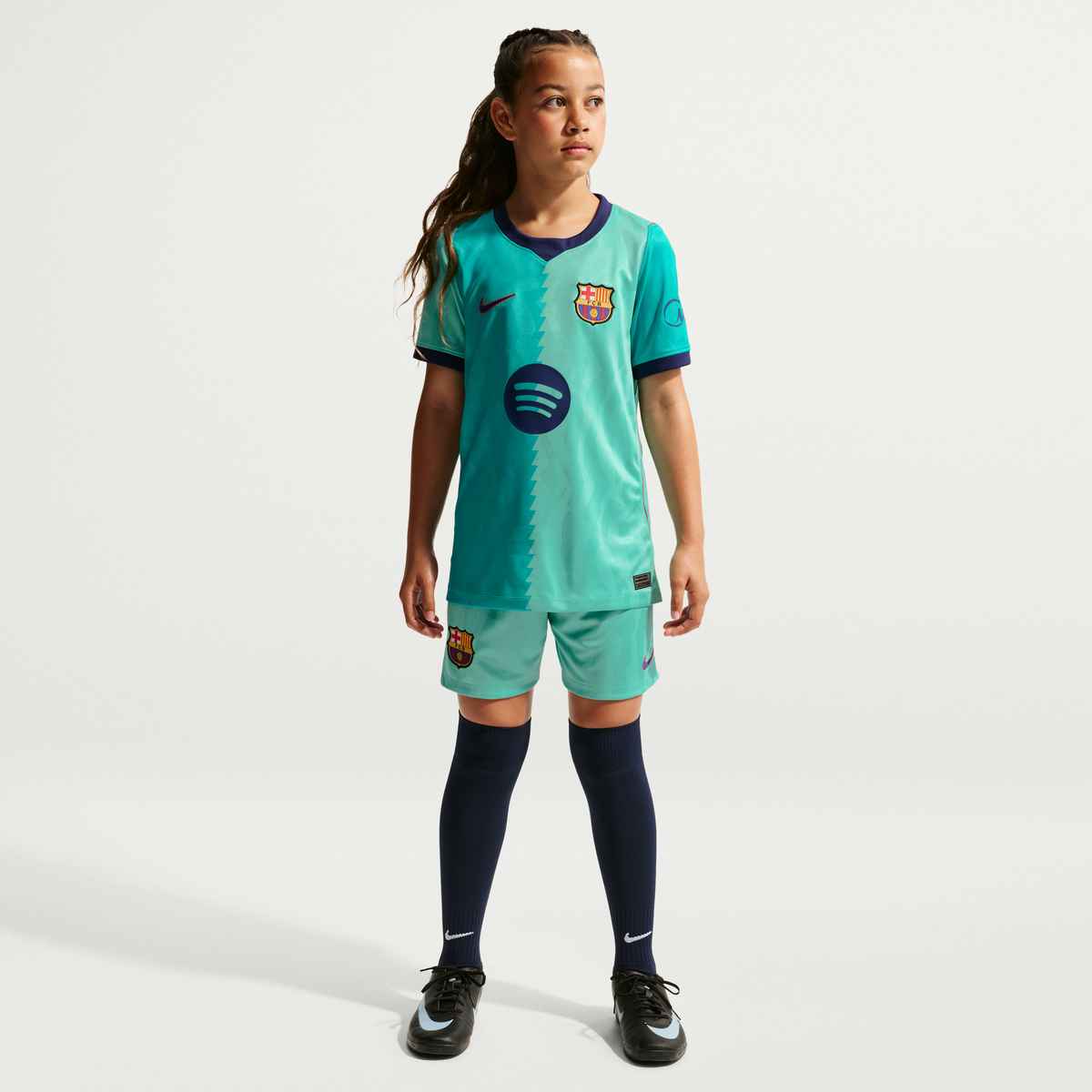 NIKE FC Barcelona 2026/27 Stadium Third Big Kids' Nike Dri-FIT Soccer Replica Jersey