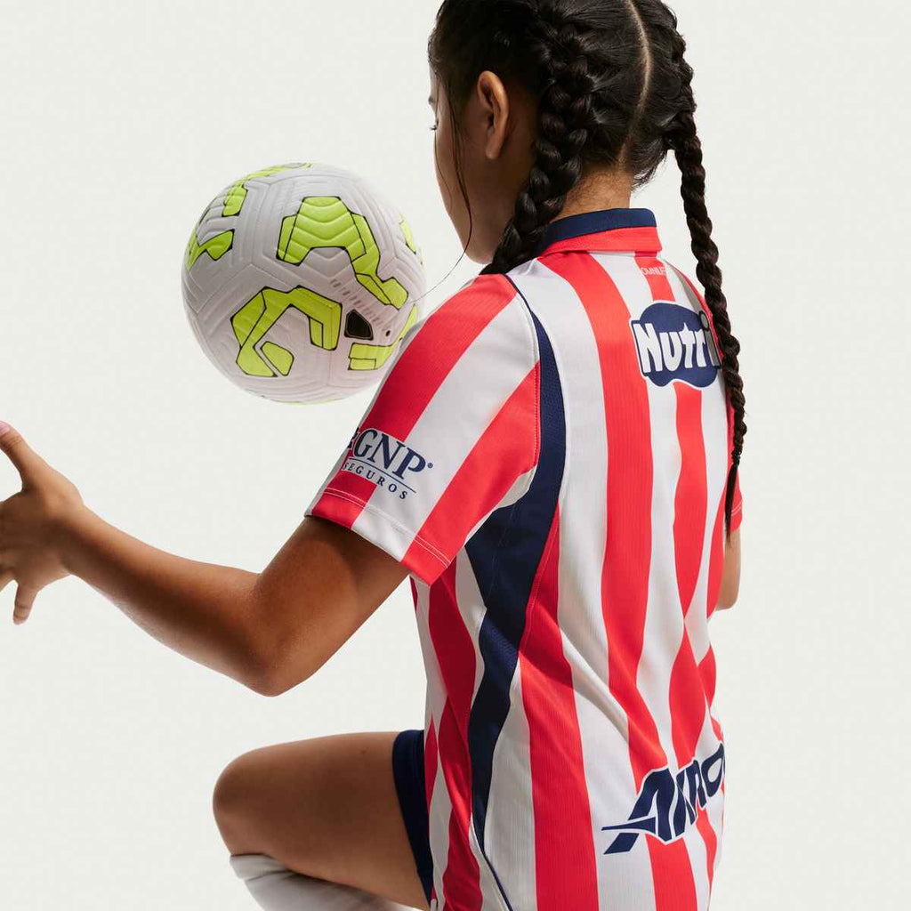 NIKE C.D. C.D. Guadalajara 2026/27 Stadium Home Big Kids' Nike Dri-FIT Soccer Replica Jersey