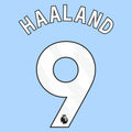 EPL Haaland 23/24 White OFFICIAL NAME AND NUMBER SETS