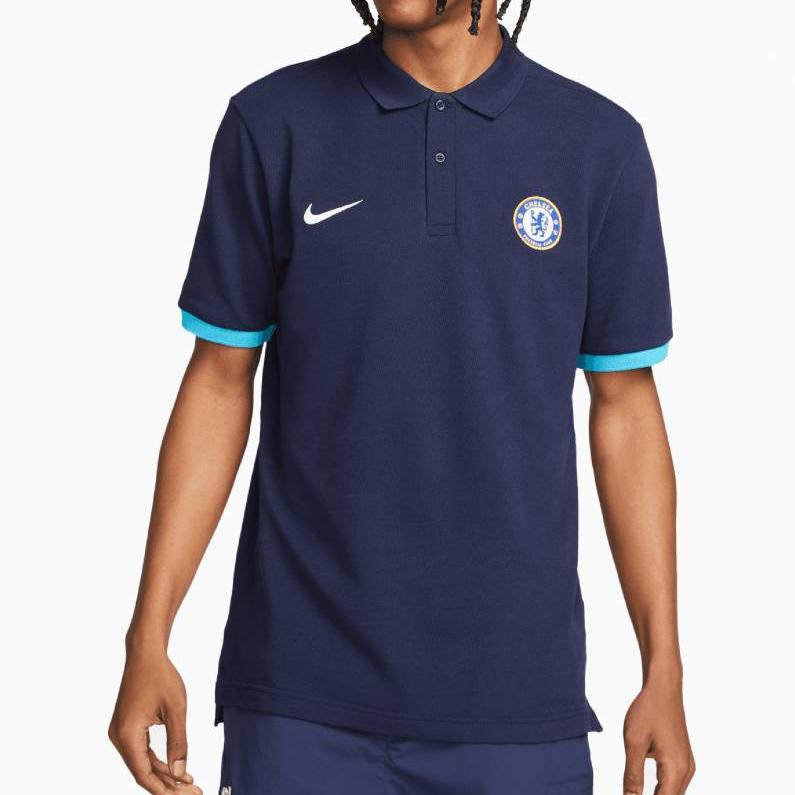 Nike Chelsea Polo Men's Jersey - DJ9468-419-NIKE by Nike | Available at Niky's Sports