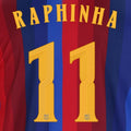 Raphinha #11 Barcelona Home UCL Name Set 2026