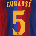 Cubarsi #5 Barcelona Home UCL Name Set 2026