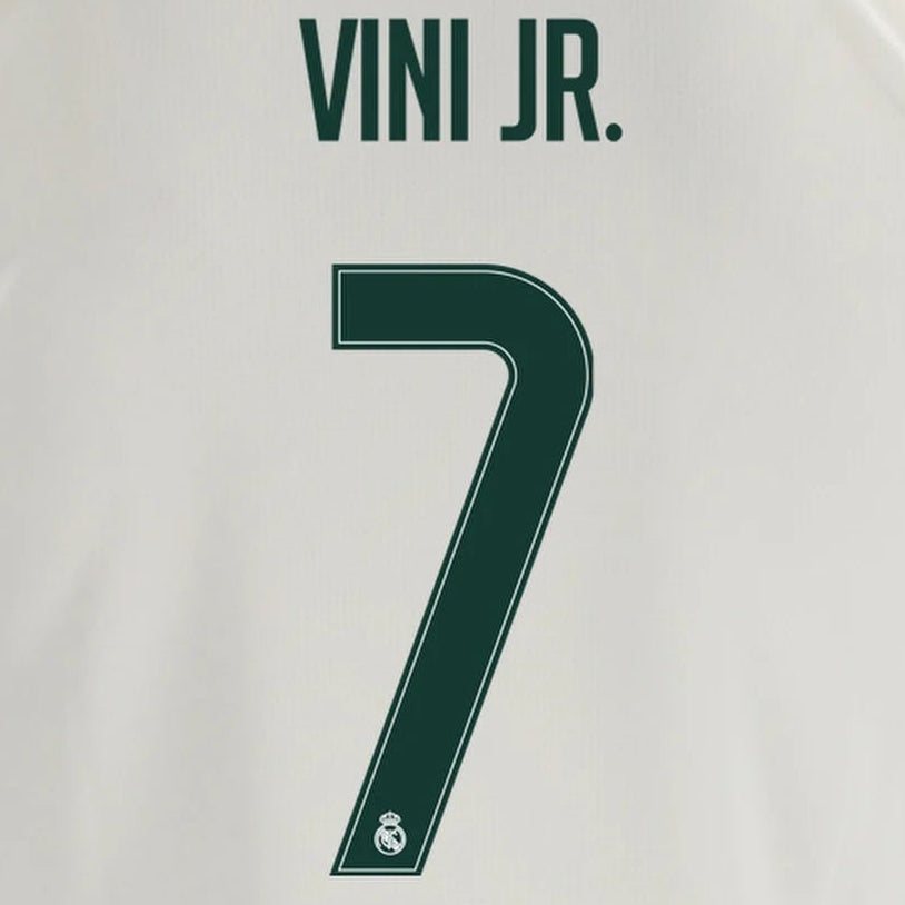 Vini Jr #7 Real Madrid Home UCL Name Set 2026