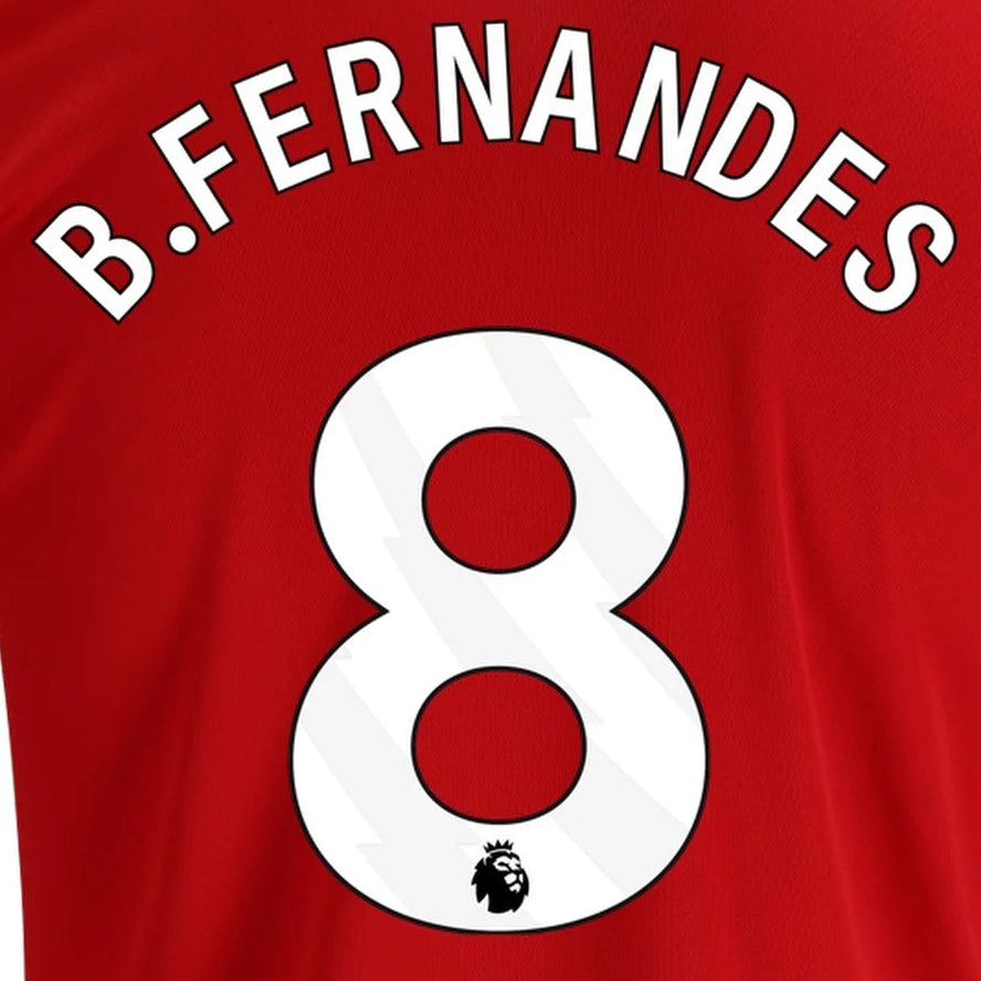 EPL B. Fernandes 26/27 White OFFICIAL NAME AND NUMBER SET