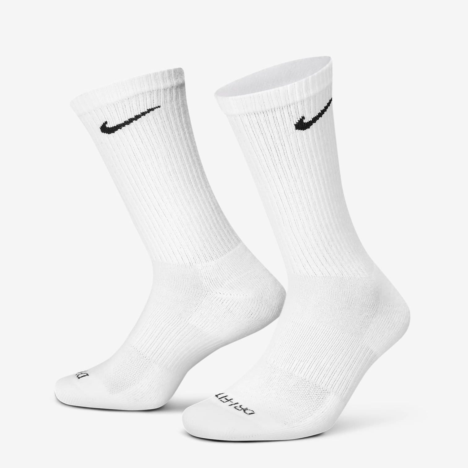 Nike Everyday Plus Cushioned Training Crew Socks (6 Pairs) - SX6897-100-NIKE by Nike | Available at Niky's Sports