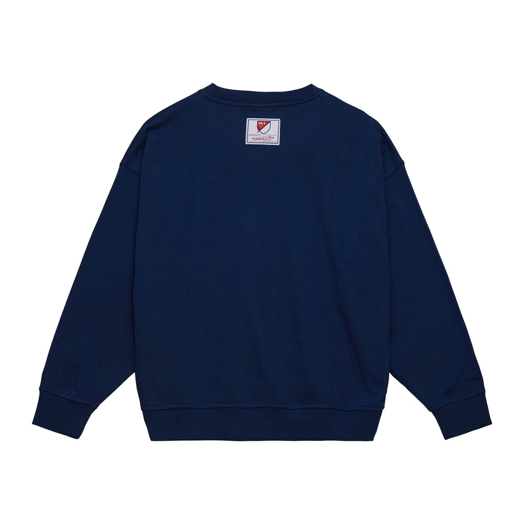 Mitchell and Ness Los Angeles Galaxy Womens Logo Lt Crew 2.0