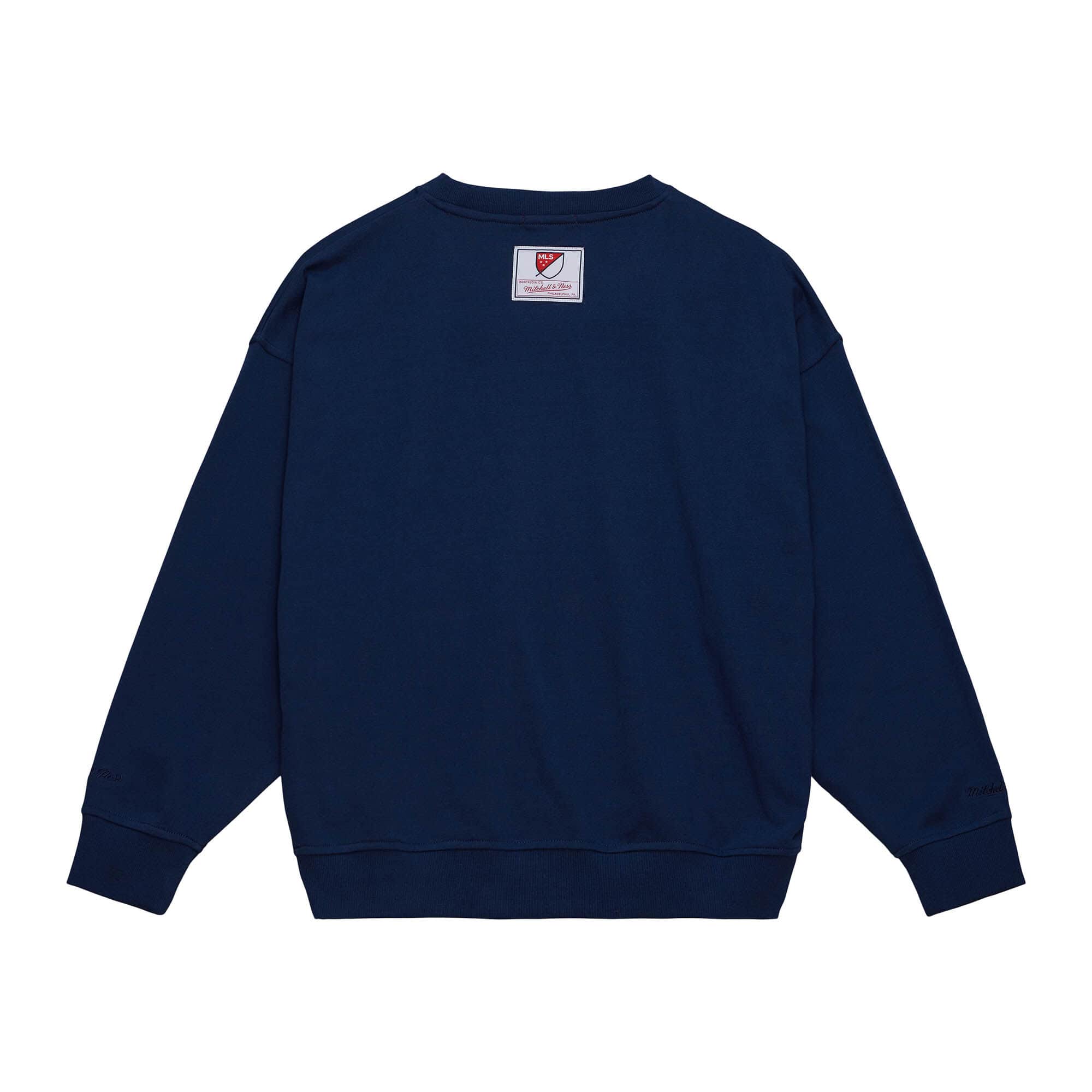 Mitchell and Ness Los Angeles Galaxy Womens Logo Lt Crew 2.0