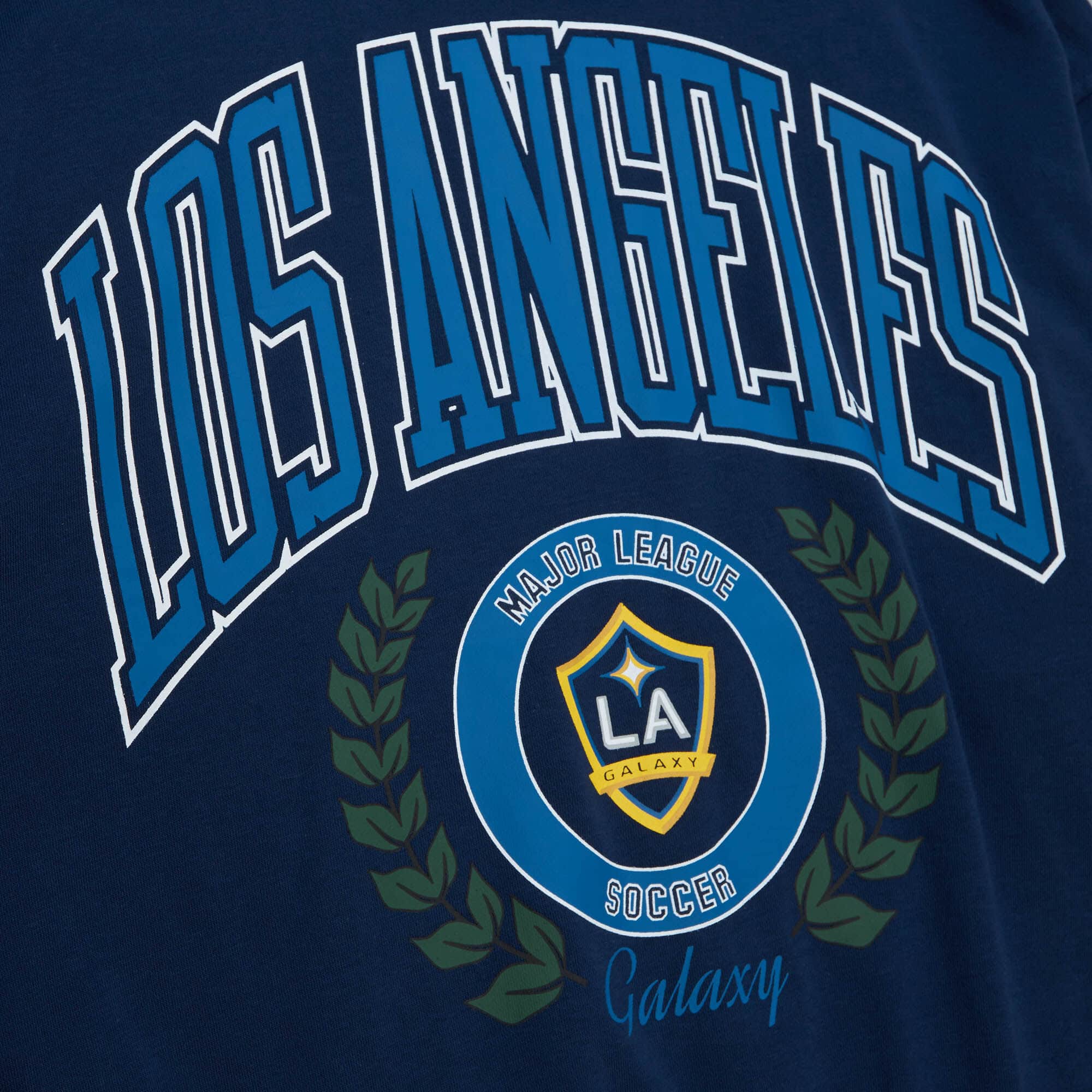 Mitchell and Ness Los Angeles Galaxy Womens Logo Lt Crew 2.0