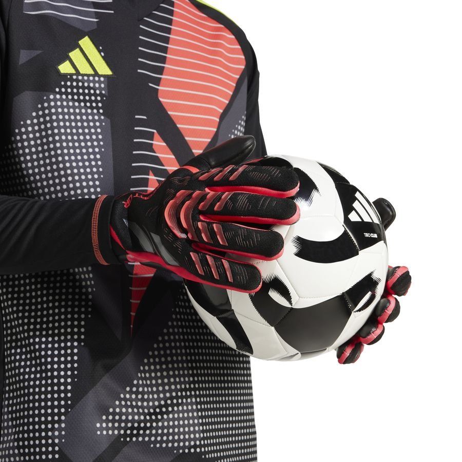adidas Goalkeeper Gloves Predator Pro Stealth Victory - JF8900-ADIDAS by adidas | Available at Niky's Sports