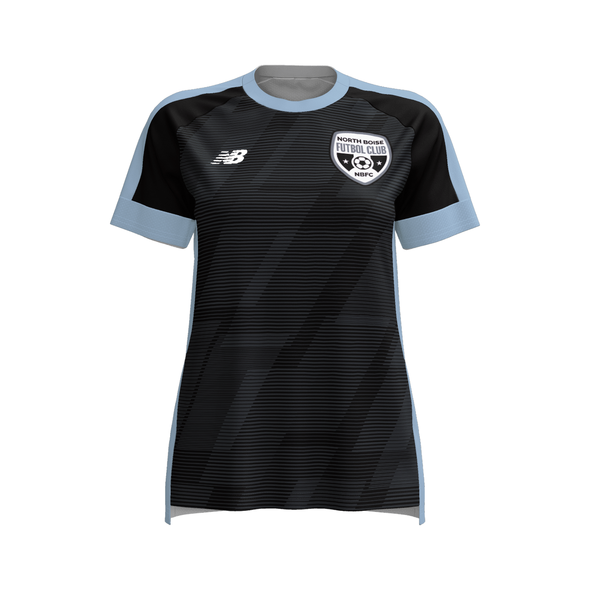 NEW BALANCE NORTH BOISE FC JERSEY - BLACK - REQUIRED -  by Niky&#39;s Sports | Available at Niky&#39;s Sports
