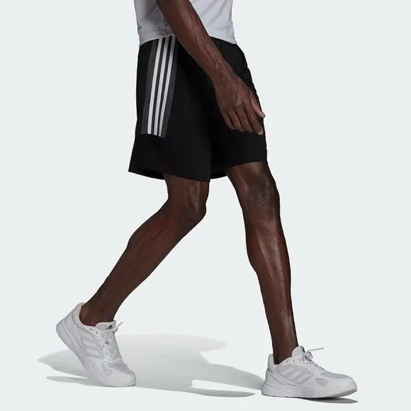adidas Training 3 Stripes Short Black - HD9646-ADIDAS by adidas | Available at Niky's Sports