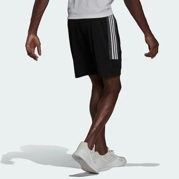 adidas Training 3 Stripes Short Black - HD9646-ADIDAS by adidas | Available at Niky's Sports