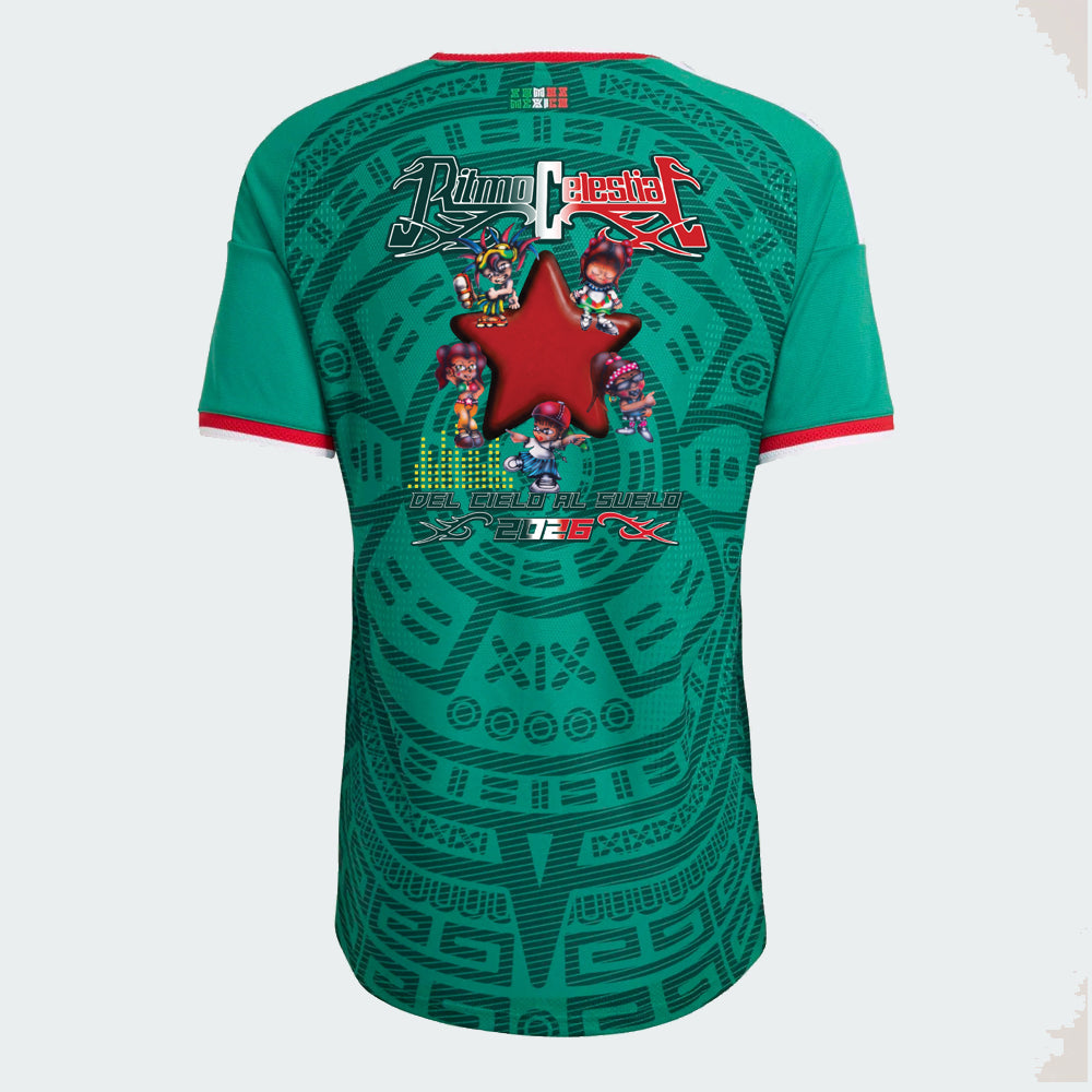 adidas Mexico 26 Home Men's Authentic Jersey Ritmo Celestial - JL8540-RITMO by adidas | Available at Niky's Sports