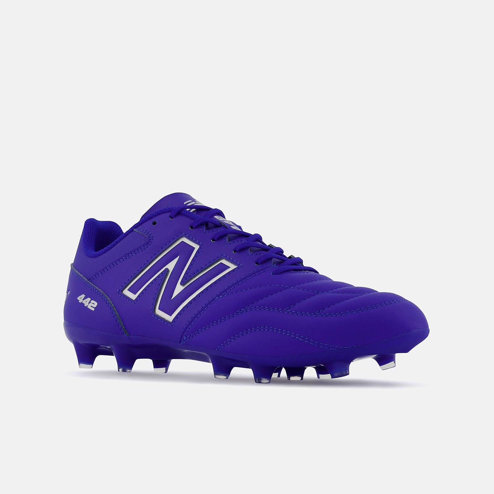 プルメリア New Balance 442 Team Firmground Soccer Cleats - Royal Blue