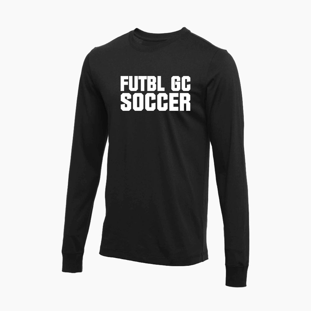 Nike FGC Classic Cotton Tee Long Sleeve Black - FGC-CJ1690-010-OG-NIKE by Nike | Available at Niky's Sports