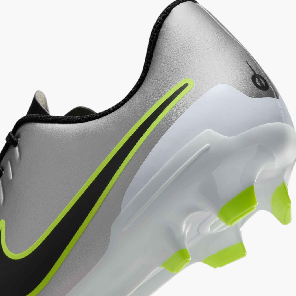 Nike Tiempo Legend 10 Club Multi-Ground Low-Top Soccer Cleats - Metallic Silver - DV4344-001-NIKE by Nike | Available at Niky's Sports