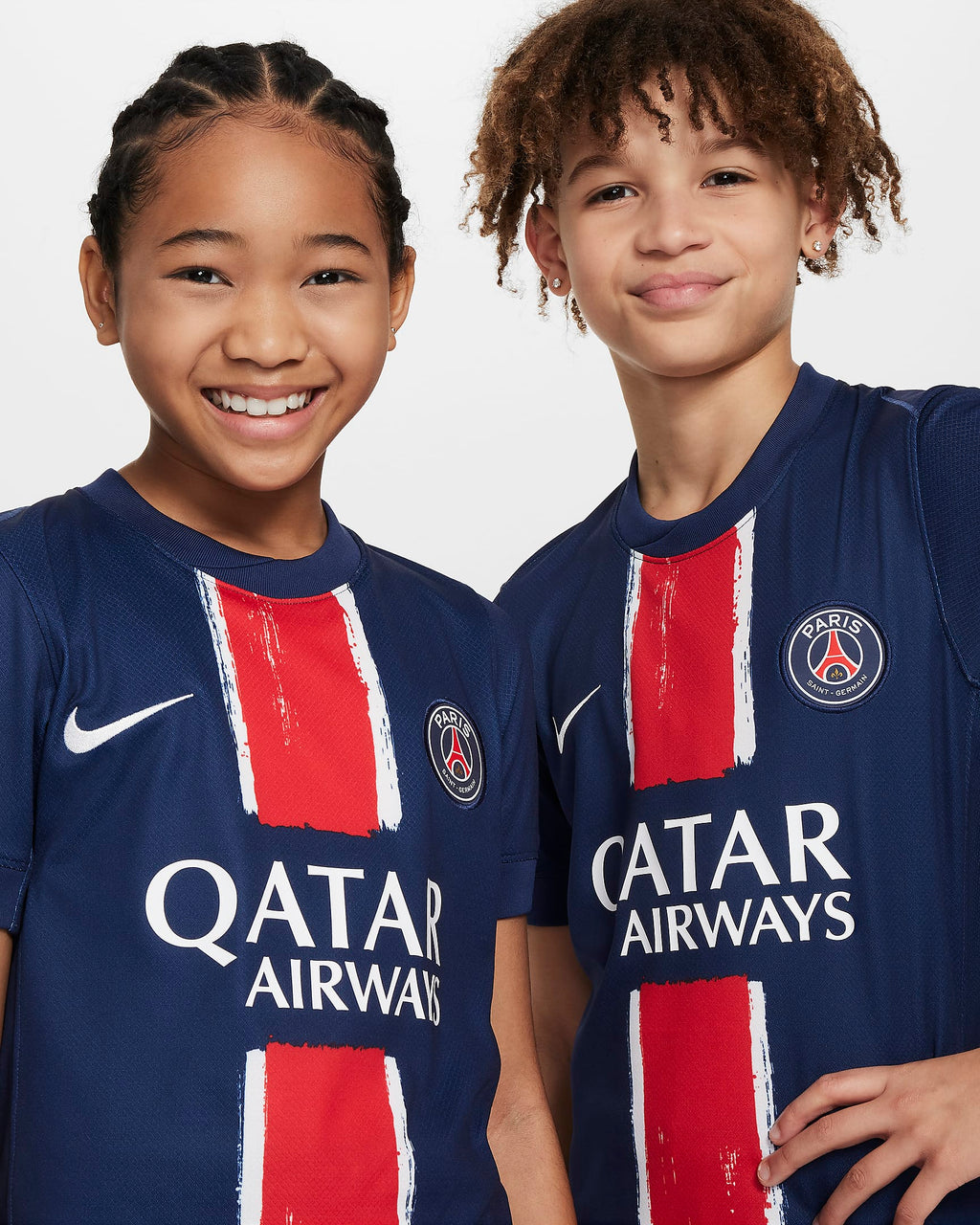 Nike Paris Saint-Germain 2024/25 Stadium Home Big Kids' Dri-FIT Soccer Replica Jersey - FN9155-411-NIKE by Nike | Available at Niky's Sports