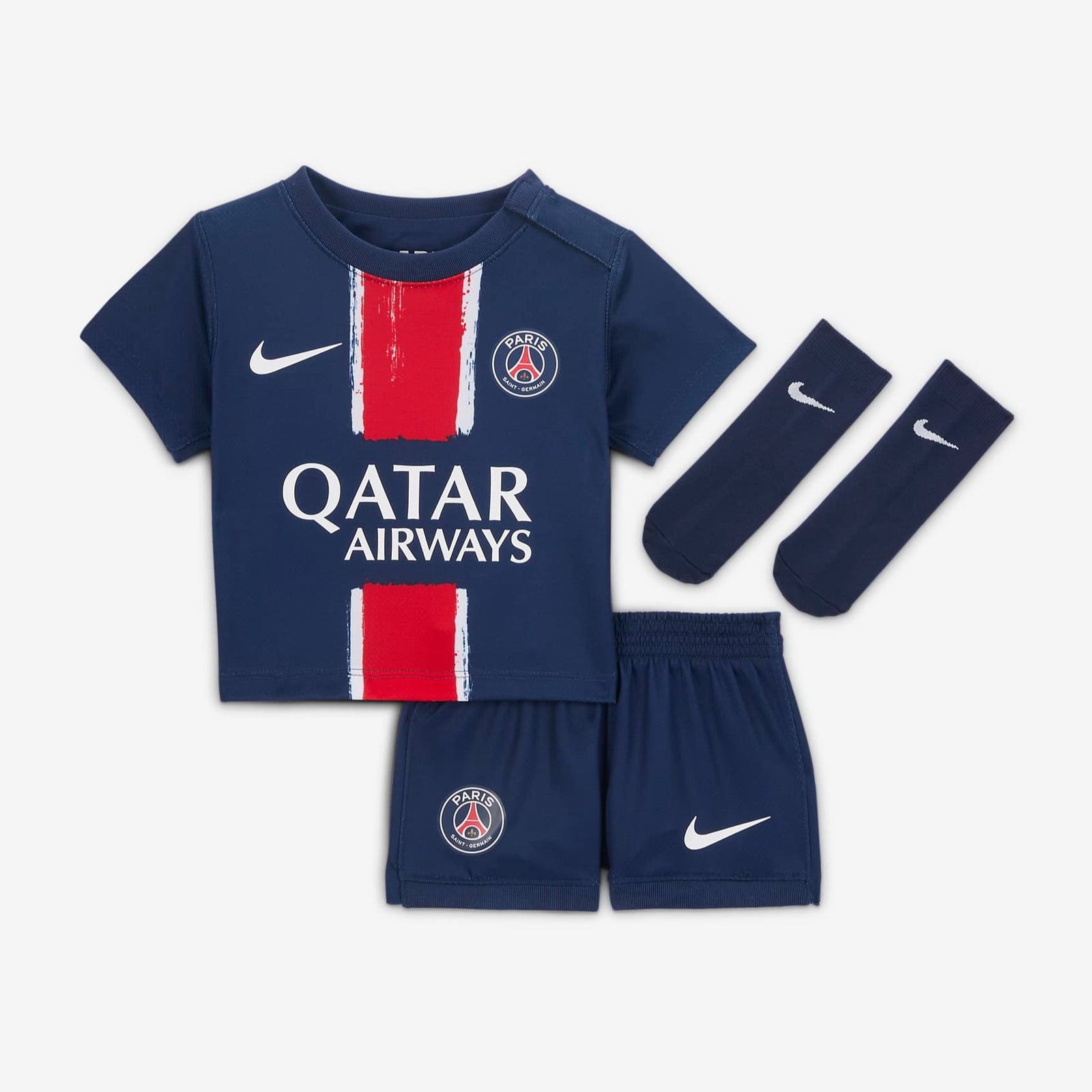 Nike Paris Saint-Germain 2024 Stadium Home Baby/Toddler Soccer Replica 3-Piece Kit